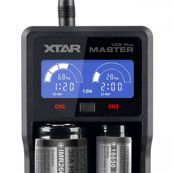 Xtar VC2 Universal Plus Master Li-ion Pil Şarj Aleti