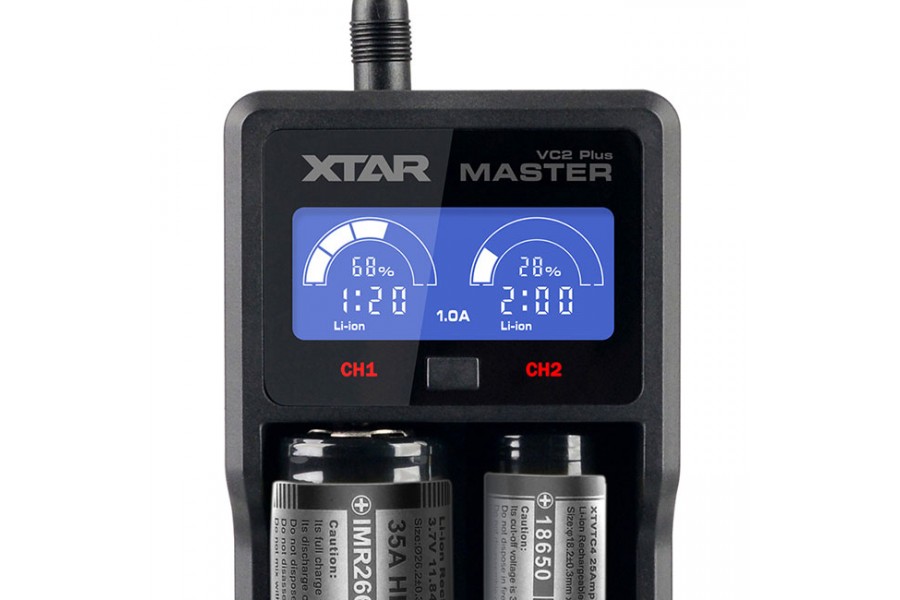 Xtar VC2 Universal Plus Master Li-ion Pil Şarj Aleti