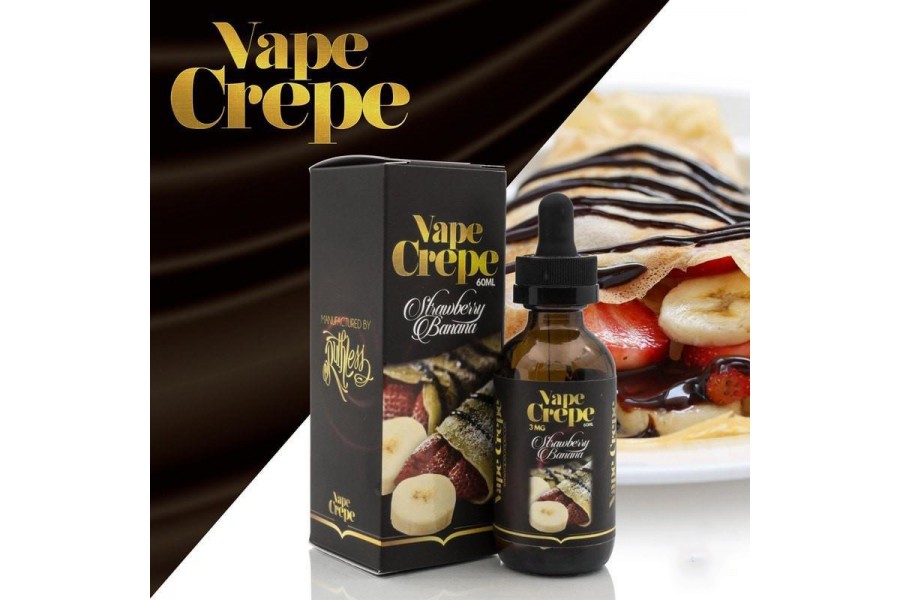 Vape Crepe Strawberry Banana Premium Likit 60ML